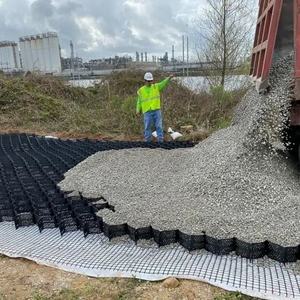 HDPE <span class=keywords><strong>geocell</strong></span> tendon คลิปกราวด์กราวด์กราวด์กราวด์กรวดพลาสติกที่ทันสมัยสำหรับการรักษาถนนถนนถนนถนนลาด Gitter geocel - Product Image 5