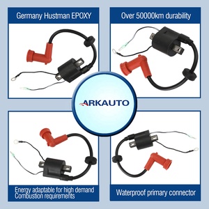 Bobina de Encendido ARKAUTO 66T-85570-00 66T8557000 para Motor Fuera de Borda <span class=keywords><strong>Yamaha</strong></span> 40hp 40X E40X M(W/T)<span class=keywords><strong>HS</strong></span>/L MHL - Product Image 2