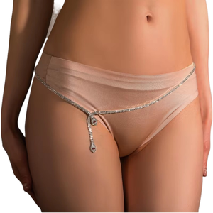 Cadena De Cintura Sexy Summer Body Jewelry Crystal Rhinestone <b>Snake</b> Bikini Waist <b>Chains</b> for Women Wedding Engagement Party - Product Image 1