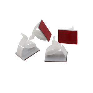 2025 Best Seller Preto Adhesive <span class=keywords><strong>Cable</strong></span> Clips R Plastic Wire Organizer Cord Holder para Desk Car Wall Ethernet <span class=keywords><strong>Cable</strong></span> Management - Product Image 6