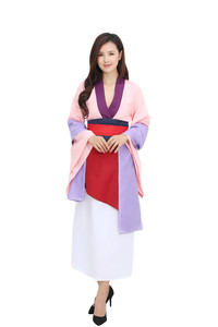 Disfraz de Hua Mulan para Adultos, Vestido de Mulan Joven, Disfraz de Mujer con Dragón Mushu, Disfraz de Halloween, Disfraz de Mulan para Adolescentes, Disfraces de Carnaval, Talla Grande - Product Image 6