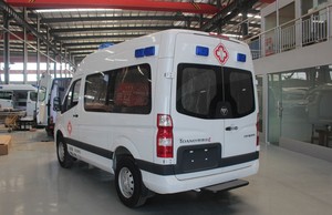 Véhicule d'ambulance médicale de secours professionnel léger Foton Diesel Blue Plate, véhicule de transfert de patients, fourgon 4X2 LHD 150 CV - Product Image 4
