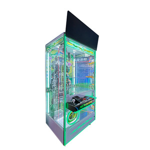 Nueva máquina de juego de garra operada con monedas de centro de arcade colorido transparente de astronauta Interestelar - Product Image 1