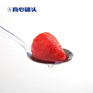 डिब्बाबंद खाद्य प्रकार के कार्बनिक स्ट्रॉबेरी फल सिरप में डिब्बाबंद स्ट्रॉबेरी