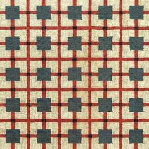 Tapis Kilim indien en laine et jute tissé à la main, motif géométrique moderne à carreaux, Dhurrie pour la décoration du salon et de la chambre - Product Image 1