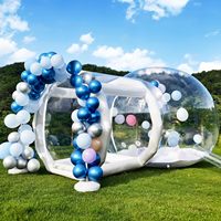 Géante Maison Bulle Tente Gonflable en PVC Transparent, Dôme Igloo en Cristal pour Enfants, Mariages, Fêtes, et Amusement en Extérieur