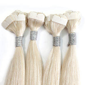 Extensions de cheveux humains KSWIGS Premium Skin Weft Mini Tape In, légères, confortables, adhésif longue durée, cheveux Remy authentiques. - Product Image 6