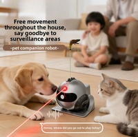 Caméra de surveillance intelligente avec télécommande, mobilité complète de la maison, déplacement intelligent, communication vocale bidirectionnelle, compagnon pour animaux de compagnie