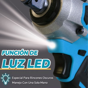 Điện tác động cờ lê không chổi than không dây điện cờ lê <span class=keywords><strong>1</strong></span>/2 inch 18V 21V pin tuốc nơ vít công cụ điện - Product Image 3