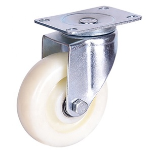 Swivel Plate With Brake on Color Polyurethane Medium Industrial PVC <strong>Plastic</strong> Universal <strong>Wheel</strong> Caster <strong>Wheels</strong> - Product Image 3