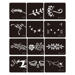 Five & Ten GMPC/Sedex/ISO/EUDR impermeable DIY reutilizable Animal Henna pequeño tatuaje pintura plantilla tatuaje temporal - Product Image 6