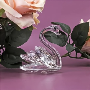 Cigno in Cristallo di Vetro Artigianale Personalizzato per San Valentino e Bomboniere di <span class=keywords><strong>Matrimonio</strong></span> - Product Image 3