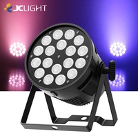 Projecteur LED PAR JC Indoor 18x10w RGBW 4 en 1 DMX activé par le son, éclairage de scène, mariage, club, éclairage LED Wash Parcan