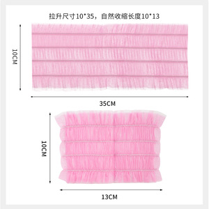 Bandeau élastique jetable non tissé 10 pièces, couvre-cheveux sans lavage pour soins du visage, tatouage, maquillage, salon de beauté - Product Image 4