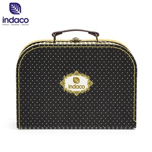 Cardboard Suitcase Wholesale Decorative Baby Children Toy Cardboard Suitcase Gift <b>Packaging</b> Box with Handle - Product Image 4