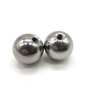 Tùy Chỉnh Cao Đánh Bóng Threading Lỗ Bóng 10Mm 20Mm 30Mm 40Mm 50Mm Threaded Thép Không Gỉ Bóng Với Chủ Đề - Product Image 1