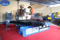 Machine à mailles métalliques perforées à haute précision et faible bruit, facile à utiliser, commande PLC, moteur en acier inoxydable, pompe à roulement, 380V 50HZ