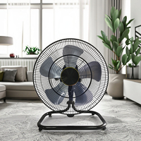 Ventilateur sur pied en métal de style taïwanais, mécanique, 5 vitesses réglables, sans pales, économe en énergie, fonctionnement silencieux, 18 pouces, 140W, pour extérieur et hôtel