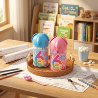 Biscuits pour bébé éléphant, saveur fruitée, texture semi-molle, protéines et probiotiques, 22g