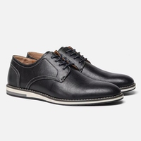 Chaussures décontractées pour hommes en cuir respirant, confortables, à blocs de couleur unie, grandes tailles, pour le commerce international