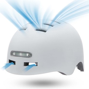 Nouveau casque de scooter électrique avec lumières <span class=keywords><strong>avant</strong></span> <span class=keywords><strong>et</strong></span> <span class=keywords><strong>arrière</strong></span>, moulé en une seule pièce, pour hommes <span class=keywords><strong>et</strong></span> femmes adultes, sécurité pour la conduite nocturne, casque de cyclisme - Product Image 6