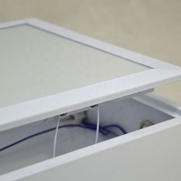 Panneau de lumière LED moderne en aluminium blanc laiteux T8 double tube 300X1200Mm éclairage de bureau en surface Protection des yeux énergie
