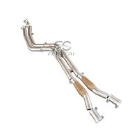 Échappement en acier inoxydable avec tuyau en Z et conception acoustique AFC pour BMW Mid Pipe G80 M3 M4 G82 S58, amélioration acoustique des tuyaux d'échappement du moteur