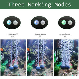 Oxygénateur pour aquarium 8W à énergie solaire, 3 modes silencieux, 2 pierres à bulles, kit de tuyau d'air, système d'oxygénation pour aquarium, aération de bassin - Product Image 2