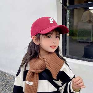 หมวกเบสบอลเด็ก ปรับแต่งโลโก้ได้ หมวกฮิปฮอปสีพื้น สไตล์ต่างประเทศ สำหรับเด็กชายและเด็กหญิง - Product Image 2