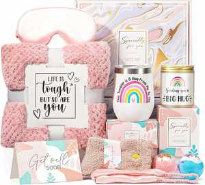 Promotion Get Well Soon Geschenkset für Frauen Selbst pflege Edelstahl Becher Entspannende Spa Bad Geburtstags geschenk - Product Image 1