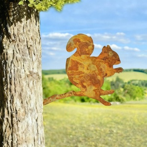 Ornements de jardin : Ensemble de héron modernes en acier inoxydable effet patiné, Décoration de jardin, Héron dansant, Sphère, Libellule, Grimpant, Seve - Product Image 3