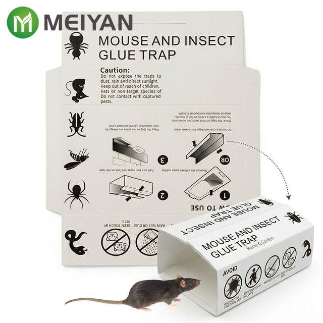 Factory Direct Mouse Glue Trap House Wholesale Price Strong Adhesive Rat Sticky Board for Professional Pest Control OEM ODM