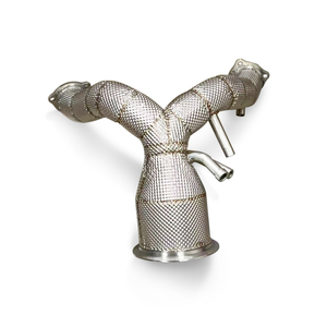 Pour Audi Q8 3.0T 2021-2024 avec bande de tuyau de descente isolée OPF/DPF catalyseur haute Performance d'échappement réglage Performance de course - Product Image 4