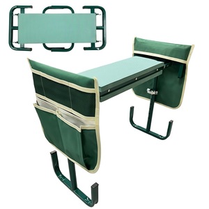 Adjustable Height 2-in-1 Garden Kneeling Stool Sit Kneel <b>Gardening</b> Kneeler with Detachable Tool <b>Bag</b> Outdoor Planting Work Bench - Product Image 1