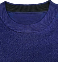 Argyle Pull Pull à col rond Pull pour homme Noir Bleu Pull en tricot Fabricant personnalisé
