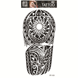 Autocollants de tatouage temporaire noir pour bras, imperméables, en papier indien, pour hommes et femmes, tenue de 3 à 5 jours - Product Image 5