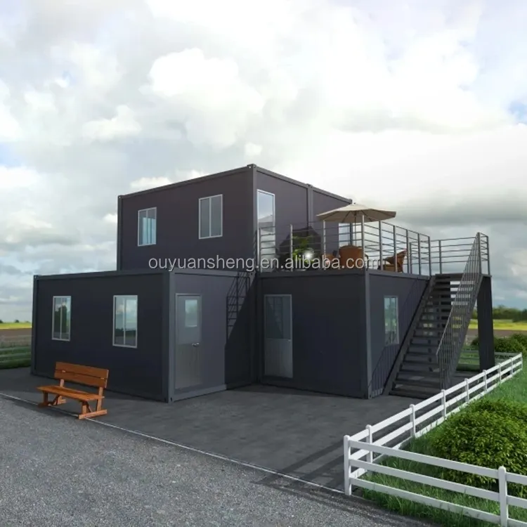 New design luxury china flat pack container storage homes