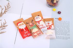 Sac cadeau de noël créative, sac d'emballage pour bonbons, cookies et Nougat, pochettes pour la maison, pour cadeaux de noël, sacs de décoration - Product Image 6
