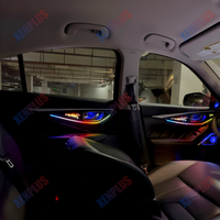 Xenplus Éclairage d'ambiance intérieur 12V pour Infiniti Q50 Q50L 2013-2022 Wind Chaser Kit de décoration de voiture arc-en-ciel à 22 lumières