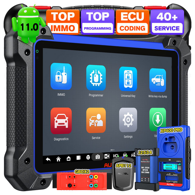 Autel Tools MaxiIM IM608 PRO II 2 XP400 IKEY Programmer OBD2 Scanner Car Key Programming Altar IM 608 Diagnostic Tools