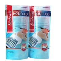 Sacs refermables personnalisés avec pochettes en plastique imprimées, packs de gel chaud/froid réutilisables, résistants aux fuites, pour le rangement en voyage
