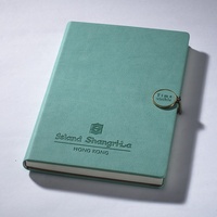 Bloc-notes personnalisables en cuir Pu, avec couverture rigide, wi-fi, chaîne aimantée, pour Journal intime, A5, haute qualité