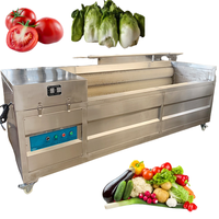 Nouvelle ligne de traitement entièrement automatique pour le tri, la découpe, le lavage, le séchage et la pasteurisation des légumes et des fruits, en acier inoxydable SUS304