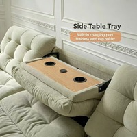 Canapé-lit moderne rétractable et pliable en tissu doux et rafraîchissant, idéal pour appartements et hôtels