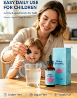 OEM 30ml Baby Brights Gouttes liquides pour enfants Offre un soutien nutritionnel quotidien aux enfants, contribue à maintenir la croissance saine des enfants