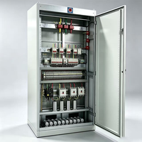 Gabinete de Corrección del Factor de Potencia Personalizado de Fábrica, Panel de Banco de Condensadores de Bajo Voltaje Trifásico con Control de Compensación Automática por PLC