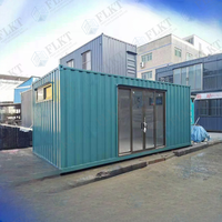 Unité de conteneur préfabriqué FLKT Net Zero, maison modulaire écologique en acier pour une vie durable