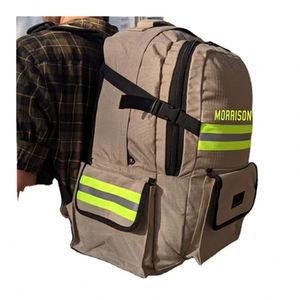 Mochila Industrial de Alta Resistencia con Cinta Reflectante de Alta Visibilidad para Bomberos, Fábrica con Certificación BSCI - Product Image 4