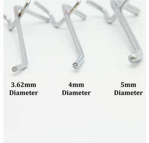 Single Black Supermarket Einzelhandel geschäft Shop <span class=keywords><strong>Peg</strong></span> board <span class=keywords><strong>Display</strong></span> Hook Perforierte Platte Kompatibler Metalls chlitz haken - Product Image 6