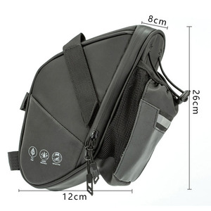 Bolsa para Sillín de Bicicleta con Porta Botella de Agua, Bolsa Multifuncional para Asiento de Bicicleta, Accesorios de Almacenamiento para Ciclismo de Montaña y Carretera - Product Image 2